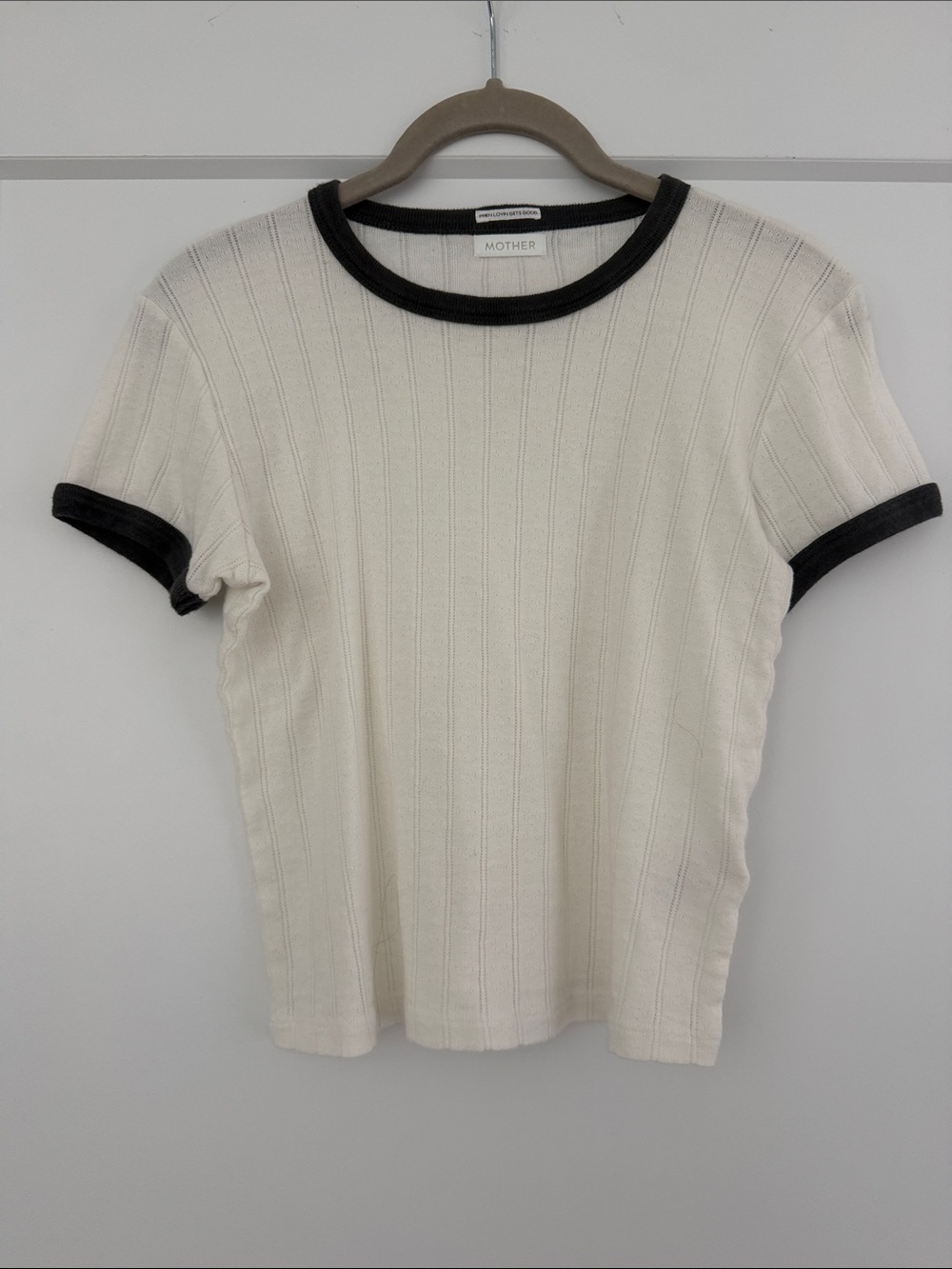 MOTHER Itty Bitty Ringer Tee